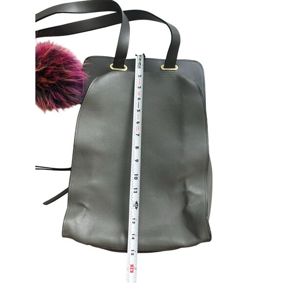 ZARA Gray Unisex Convertible Backpack Shoulder Bag - Picture 3 of 7